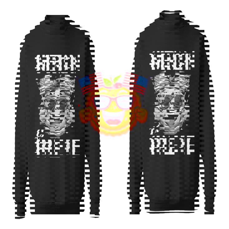 かわいいアメリカンアップルパイシャツ メンズ レディース キッズ スウェットシャツ