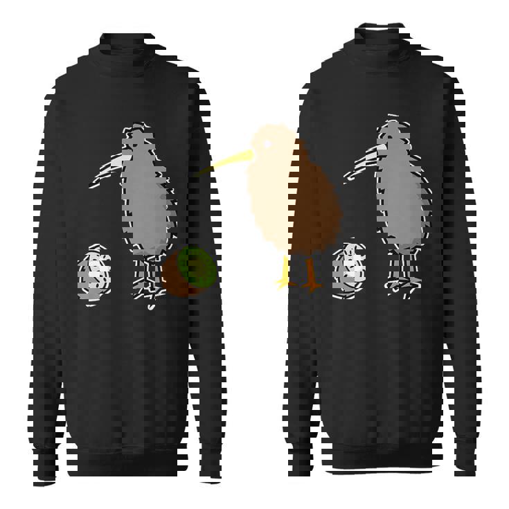 かわいいキウイの鳥と果物 ニュージーランド スウェットシャツ