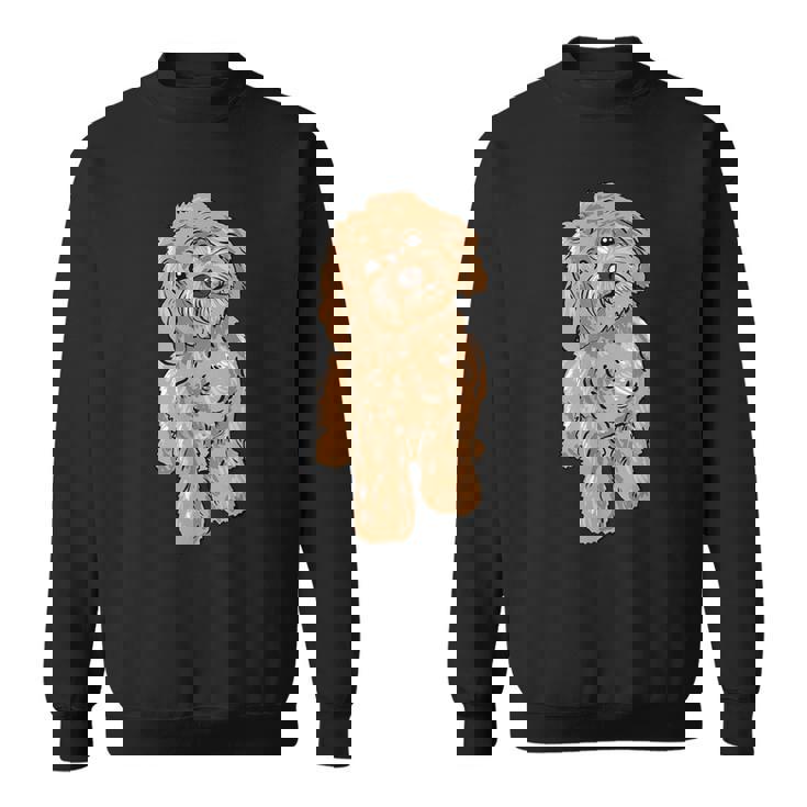 かわいいコッカプー 犬 イラスト コッカプー オーナー ラブ スウェットシャツ