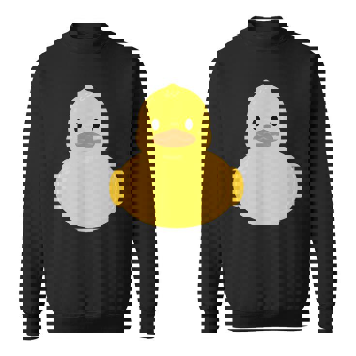 かわいいゴム製アヒルのアヒル スウェットシャツ
