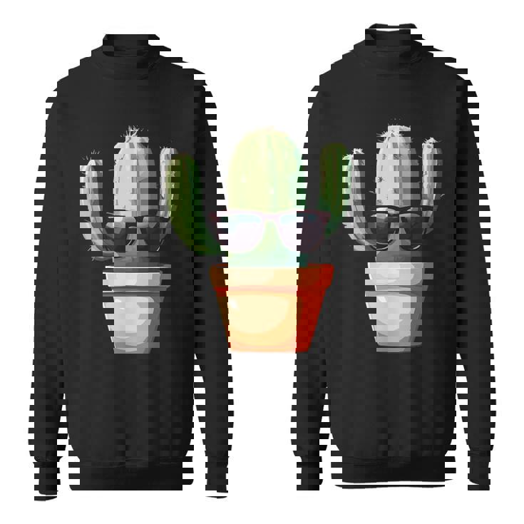 かわいいサボテン 鉢植え サボテン スウェットシャツ