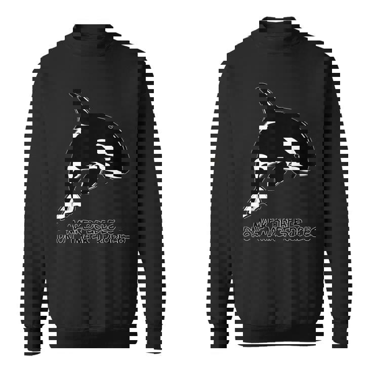 かわいいシャチ Orca スウェットシャツ