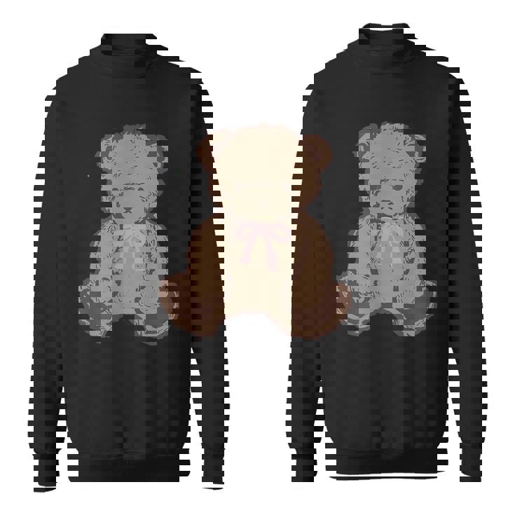 かわいいテディベア スウェットシャツ