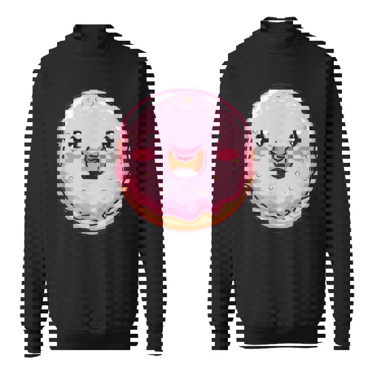 かわいいドーナツ I キッズ ドーナツ スウェットシャツ