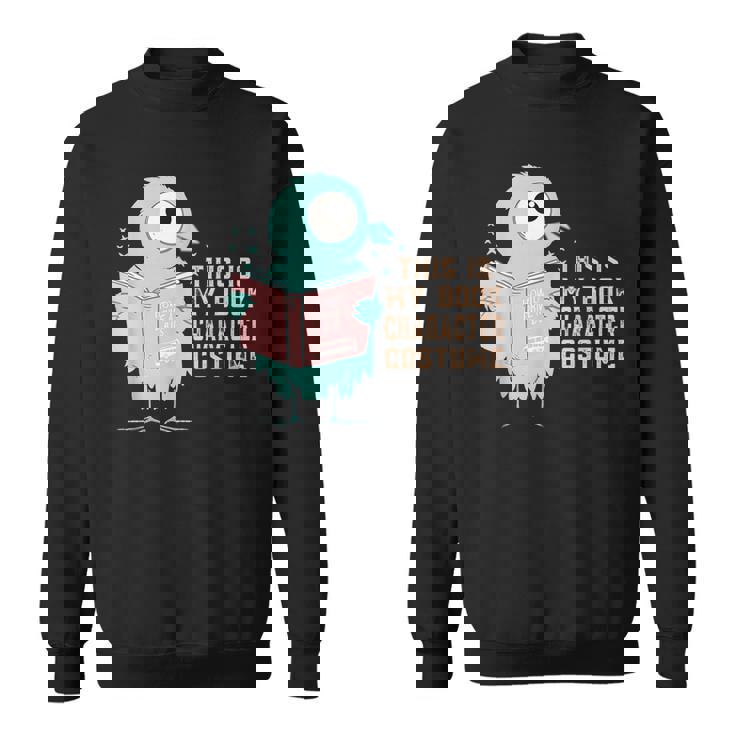 かわいいピジョン This Is My Book キャラクターコスチューム 読書用 スウェットシャツ