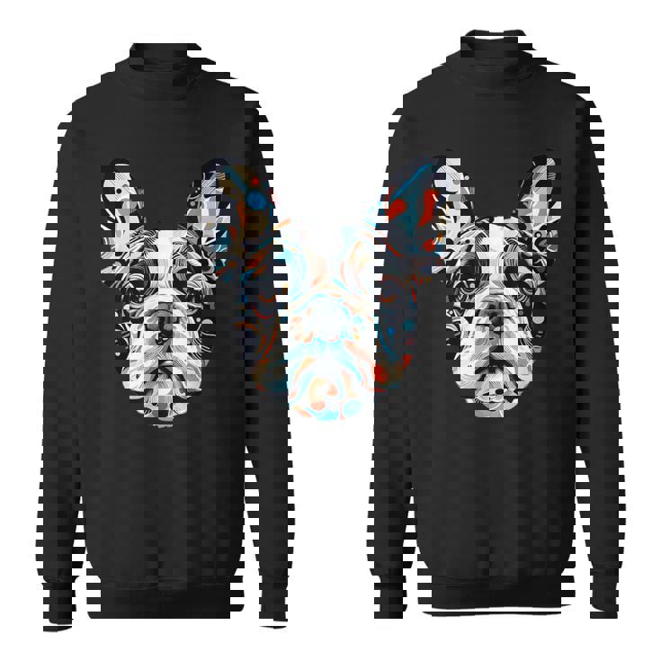 かわいいフレンチブルドッグ 子犬 犬 ラブ スウェットシャツ