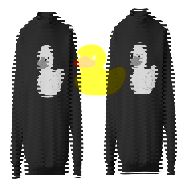 かわいいラバーダックイエローグラフィックかわいいラバーダック スウェットシャツ