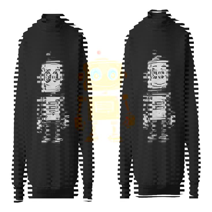 かわいい小さなロボット、ビンテージキッズロボット スウェットシャツ
