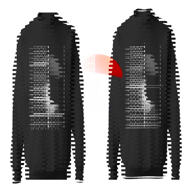 きのこ 建築 アート イラスト モチーフ きのこ スウェットシャツ