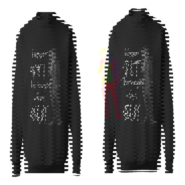 くそったれもう十分だよおもしろいジョーカー スウェットシャツ