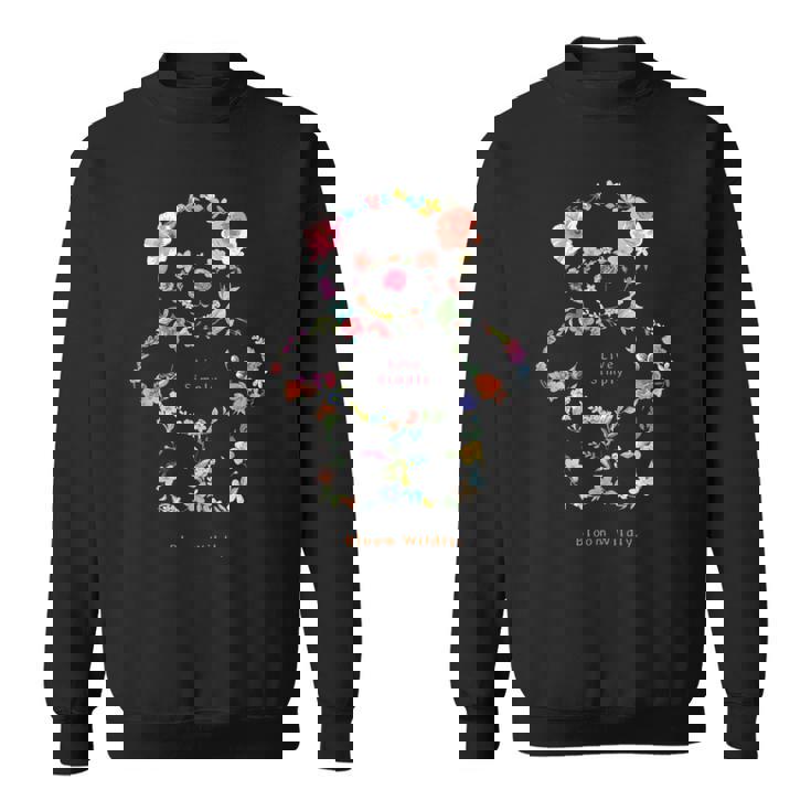 くま やさしい春 美しさのかたち シンプルに咲こう 私らしく スウェットシャツ