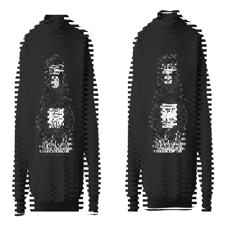 くま 熊 ベア ハグ スウェットシャツ