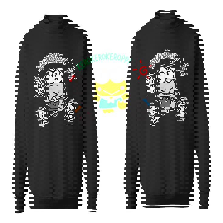 けろけろけろっぴ てるてるぼうず ダークカラー スウェットシャツ