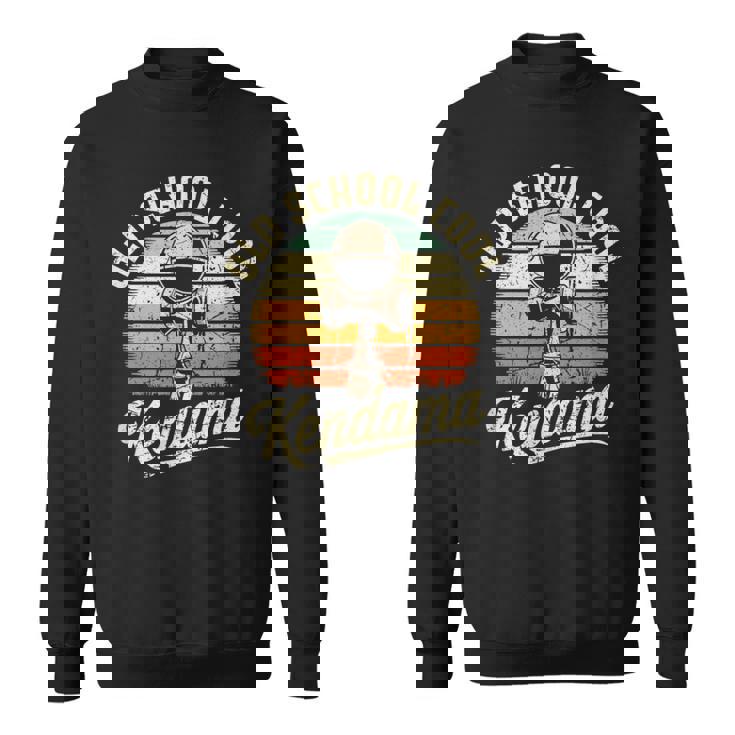 けん玉 ヴィンテージ サンセット デザイン レトロ 剣玉 スピリット オブ けん玉 スウェットシャツ