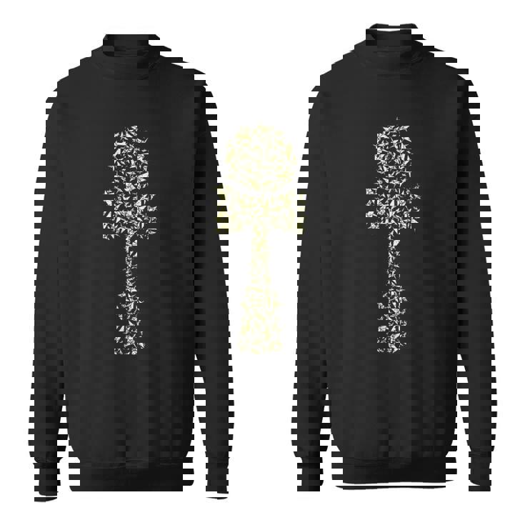 けん玉 日本の折り紙 カワイイ鶴 けん玉 スウェットシャツ