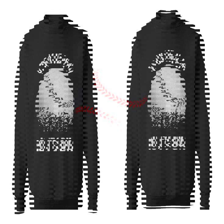 ここは天国か？アイオワ・ビンテージ・ベースボール・コーン・フィールズ スウェットシャツ