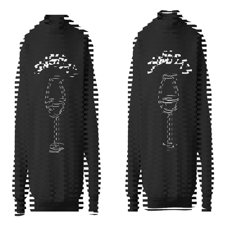 こんばんワイン ダジャレ好き ギャグ ネタ オヤジギャグ ワイン好き ワイン 愛好家 酒好き ダジャレ スウェットシャツ