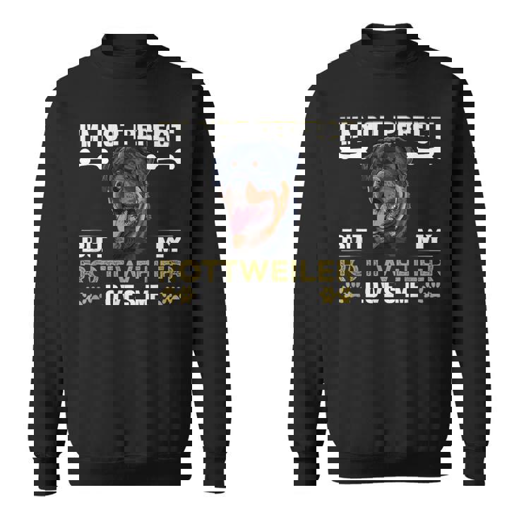 しかし、私のロットワイラーは私を愛している 犬の恋人 ロットワイラー スウェットシャツ