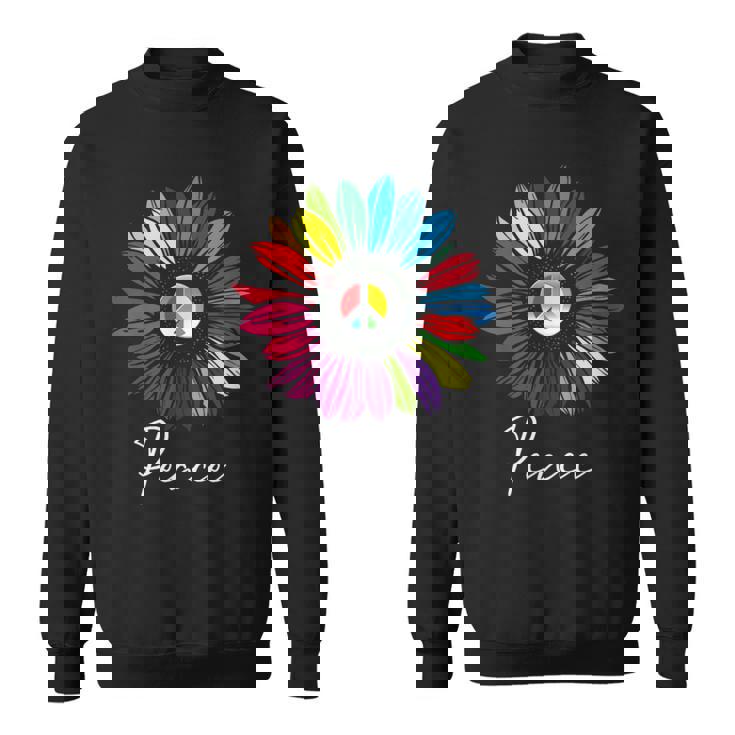 すべての愛する人々に平和 陽気なデザイン スウェットシャツ