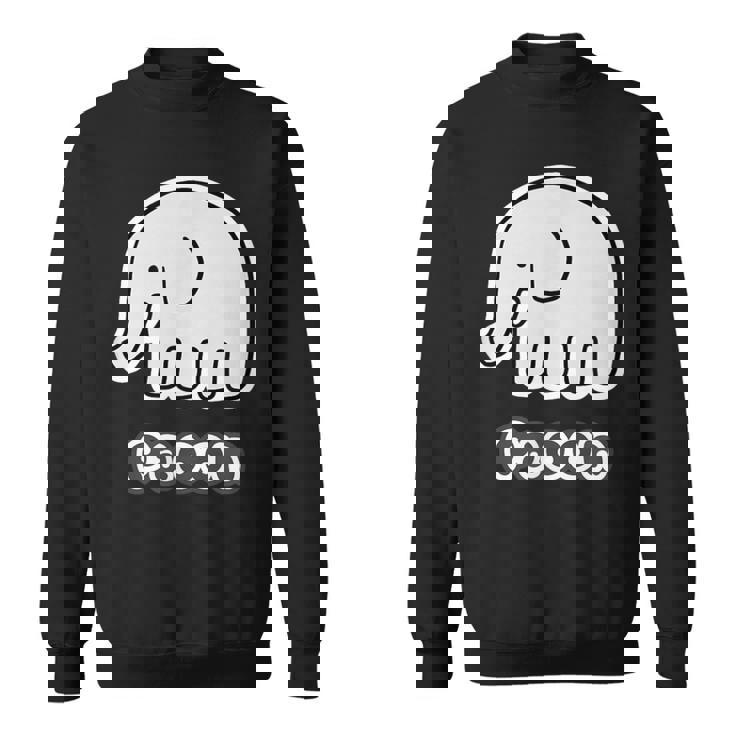 ぞうさん【Paoon】象【どうぶつフレンズ】かわいい 動物 キャラクター イラスト スウェットシャツ