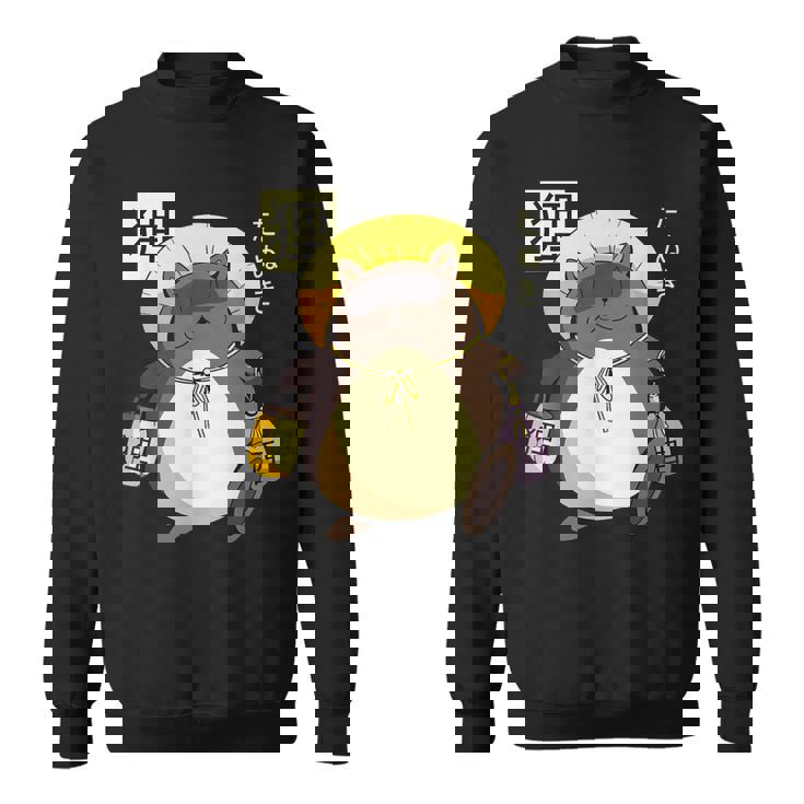 たぬき 妖怪 クリーチャー 日本語 スウェットシャツ