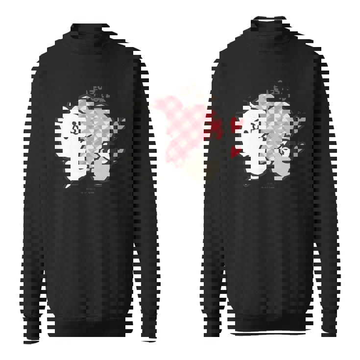 ねこぺん日和 ハート スウェットシャツ