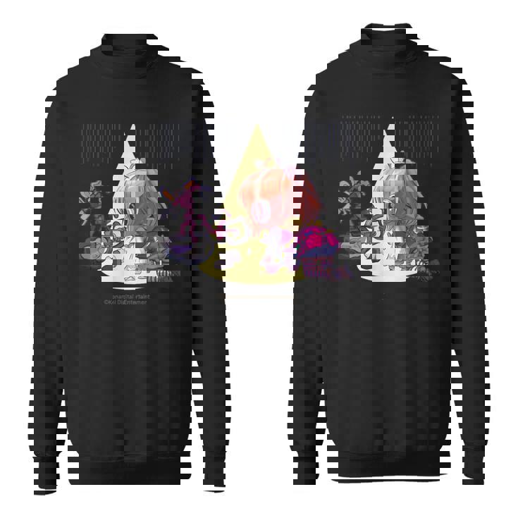 ひなビタスタンプ めう06「めうのもちゃちゃが…」 スウェットシャツ