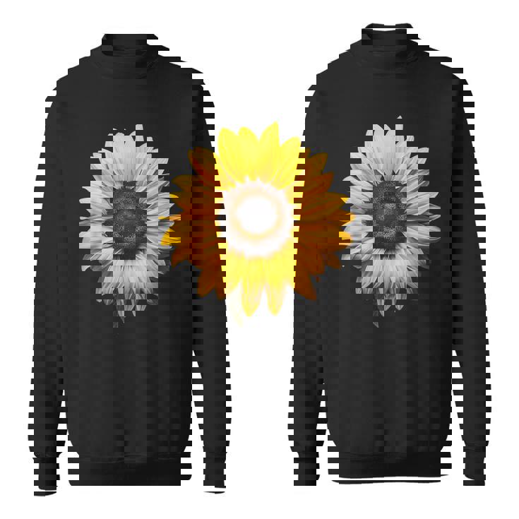 ひまわり モチーフ フラワーアート アート ひまわり スウェットシャツ