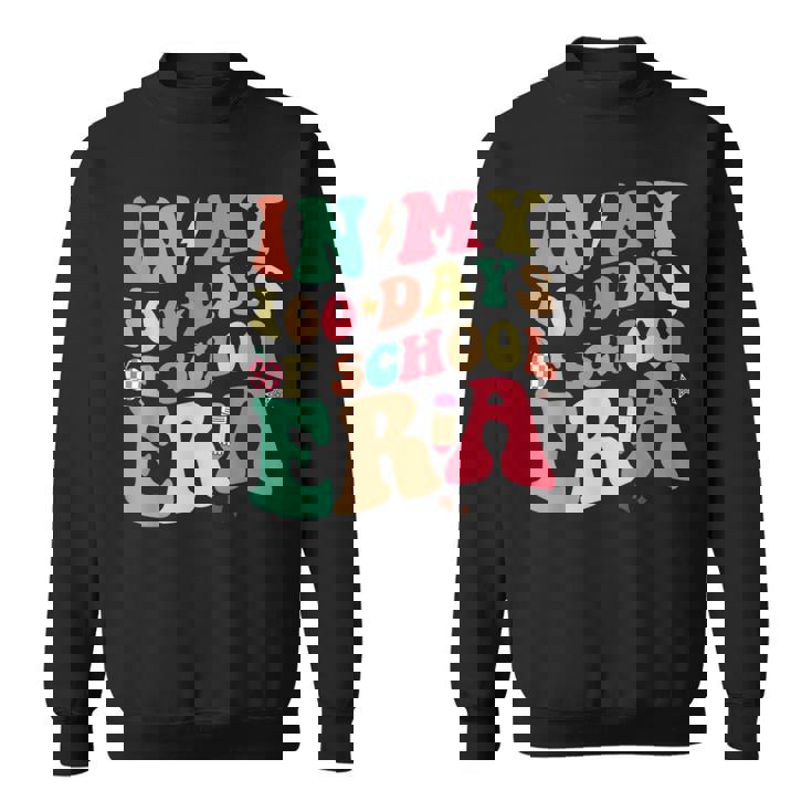 ぼくの学校の100日間の時代。学校教師100日目 スウェットシャツ