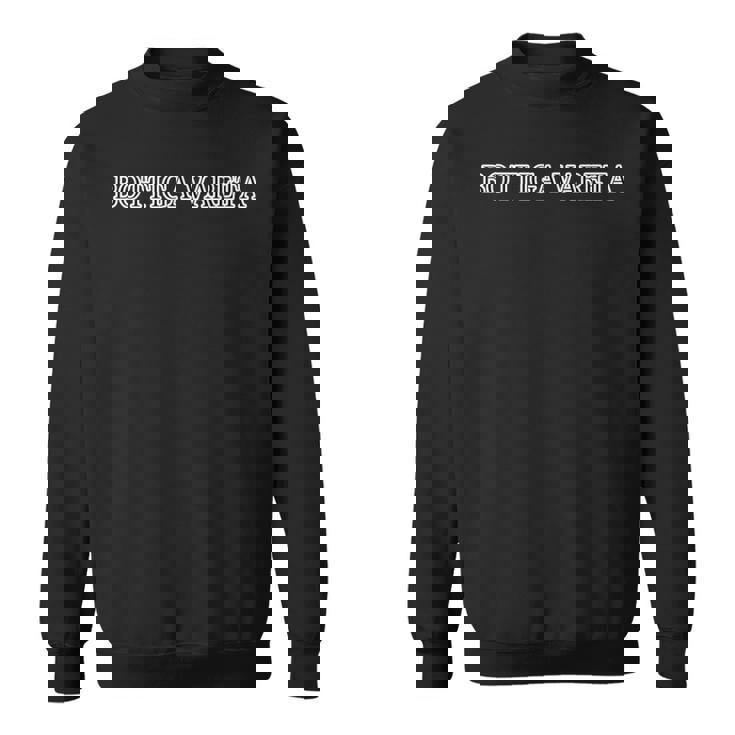 ぼっちがばれた《Bottigaareta》ブラック 黒 ロゴ【変なtシャツ屋さん】ブランド パロディ 面白デザイン スウェットシャツ