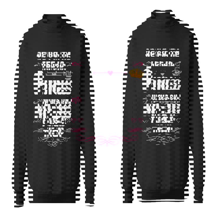 むかしむかし、あるところにお姫様がいました。1983年5月 誕生日 スウェットシャツ