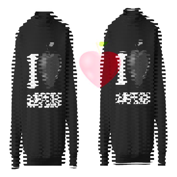 りんご大好き スウェットシャツ
