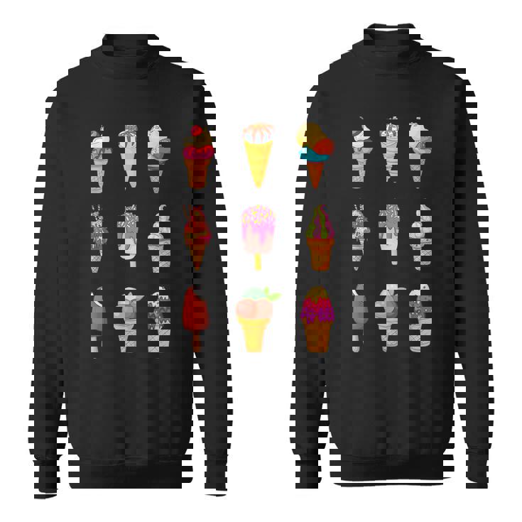 アイスクリーム アイスクリーム アイスクリーム販売ソフトアイスクリーム スウェットシャツ