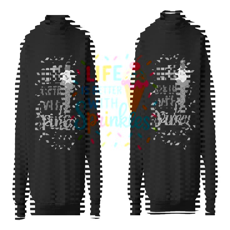 アイスクリーム好きのアイスクリームスクワッド おそろいの家族旅行 スウェットシャツ