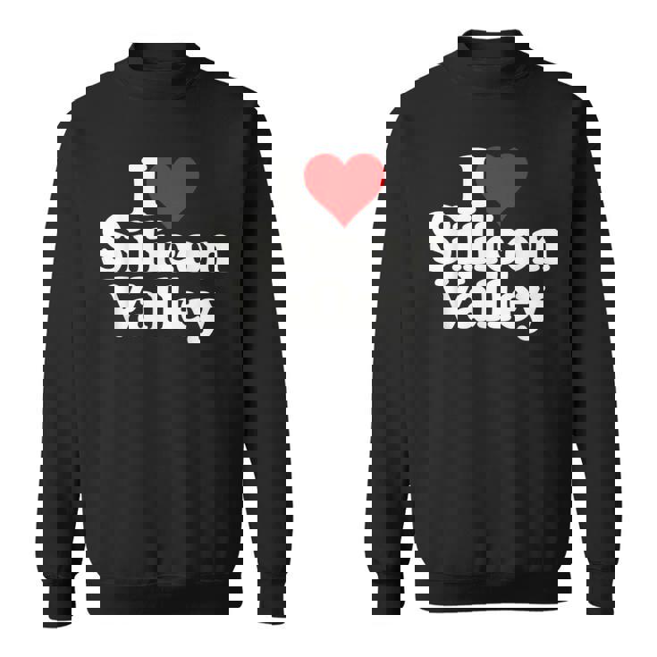 アイラブハートシリコンバレーv カリフォルニア スウェットシャツ