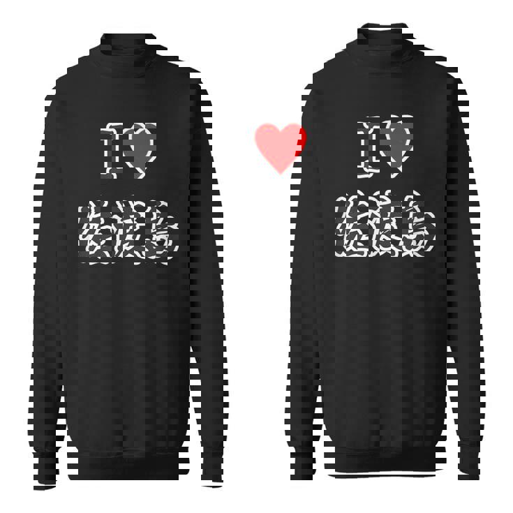 アイラブ・佐渡島（I Love ハート）【47都道府県・市区町村】佐渡ヶ島 ジモtティ 地元愛 お土産 グッズ面白 スウェットシャツ