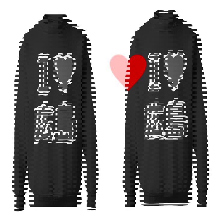 アイラブ・広島（I Love ハート）【47都道府県】Jimo-T ジモティ お土産 ご当地 スウェットシャツ