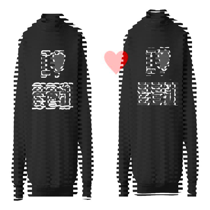 アイラブ・琵琶湖（I Love ハート）滋賀【47都道府県】ジモtティjimo-T 地元愛 観光 お土産 ご当地・面白 スウェットシャツ