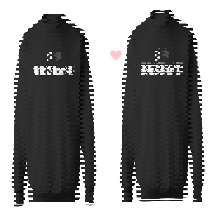 アイ・ハート・オーストラリア・シティ-アイ・ラブ・ブリスベン スウェットシャツ