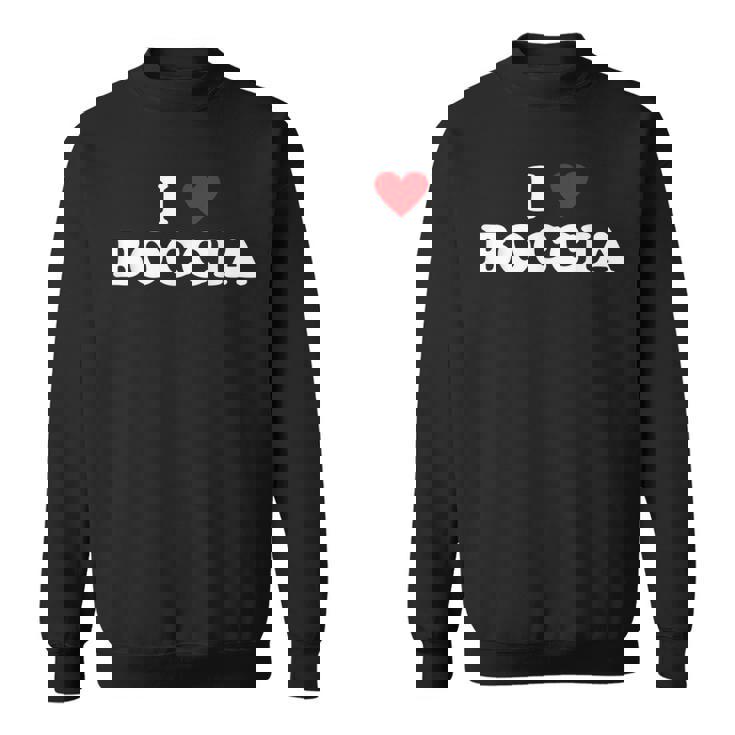 アイ・ハート・ボッチャ・プレイヤー-アイ・ラブ・ボッチャ スウェットシャツ