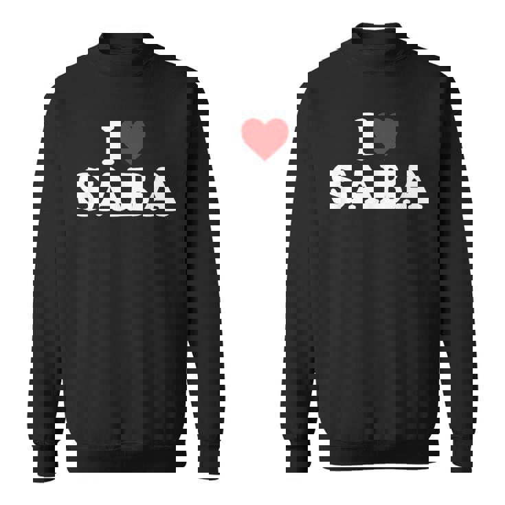 アイ・ラブ・サバ スウェットシャツ