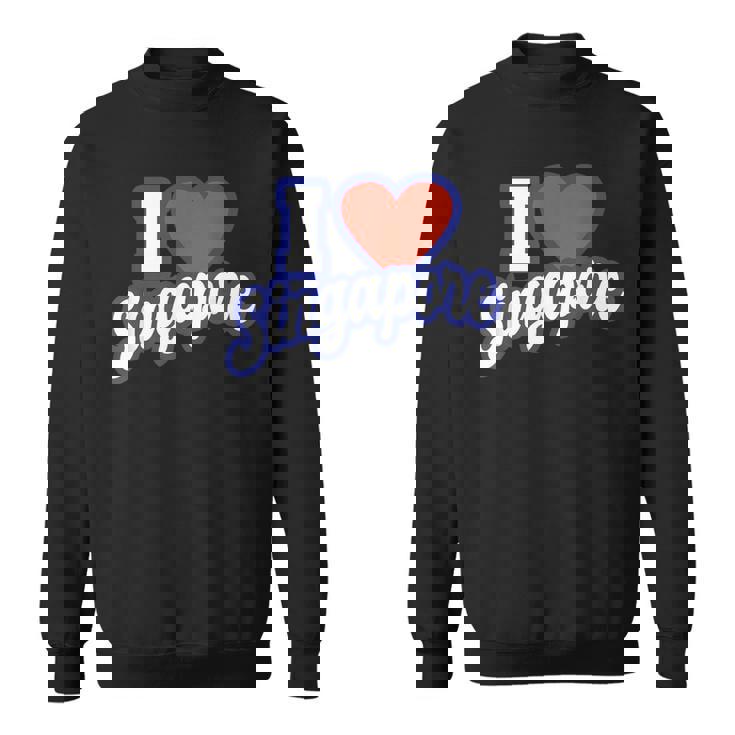 アイ・ラブ・シンガポール スウェットシャツ