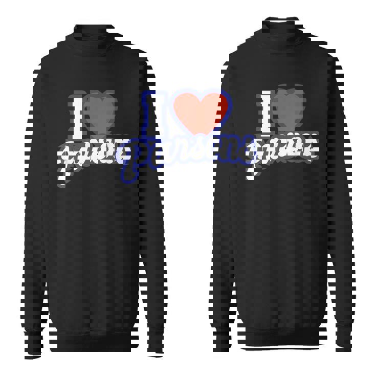 アイ・ラブ・パーソンズ スウェットシャツ