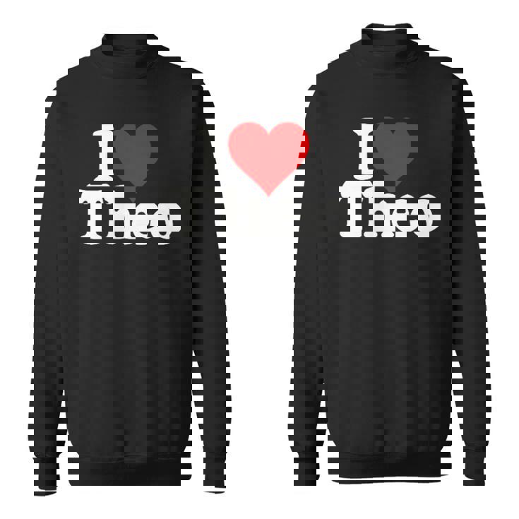 アイ・ラヴ・ハート・テオ・セオドア スウェットシャツ