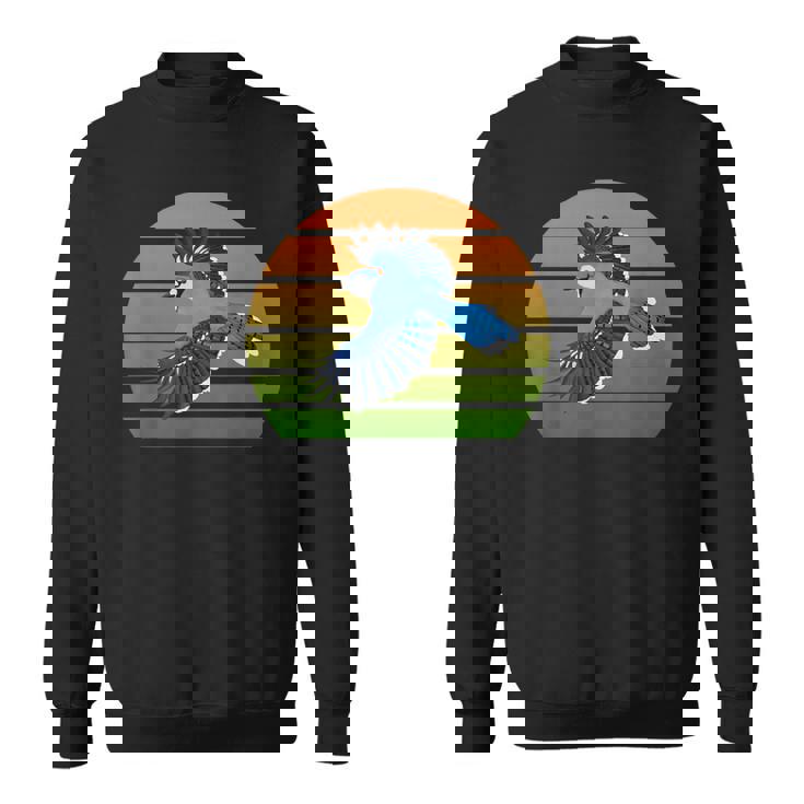アオカケス 鳥 動物 図 バードウォッチング 贈り物 鳥類学者 生物学者 自然科学 スウェットシャツ