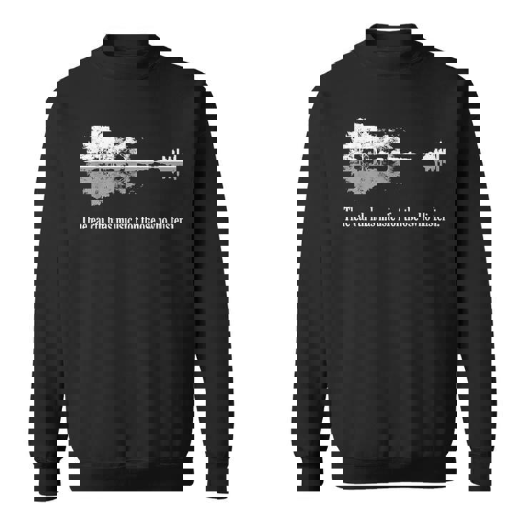 アコースティックギター Earth Has Music For Listen スウェットシャツ