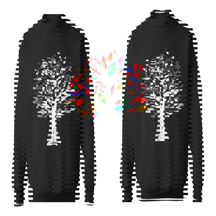 アジア国旗tシャツ、ベトナムのアジア地図デザイン スウェットシャツ