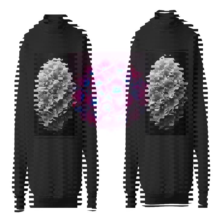 アジサイのようなアジサイの花 スウェットシャツ