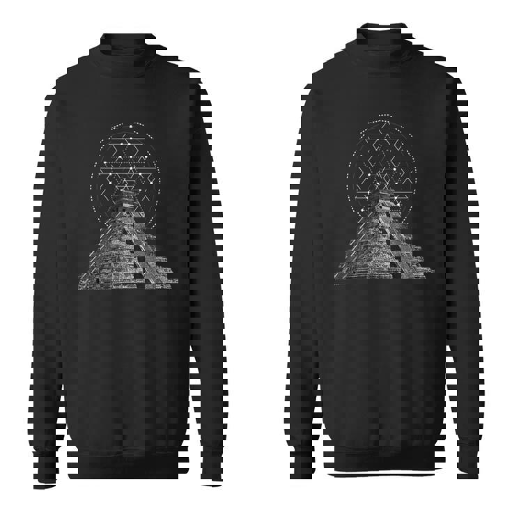 アステカ ピラミッド 古代マヤ文明 歴史神話 スウェットシャツ