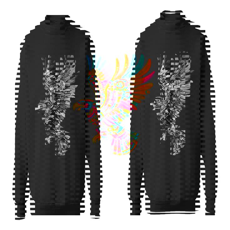 アステカ メキシコ神話 羽をつけた蛇 鷲 マヤ人 スウェットシャツ